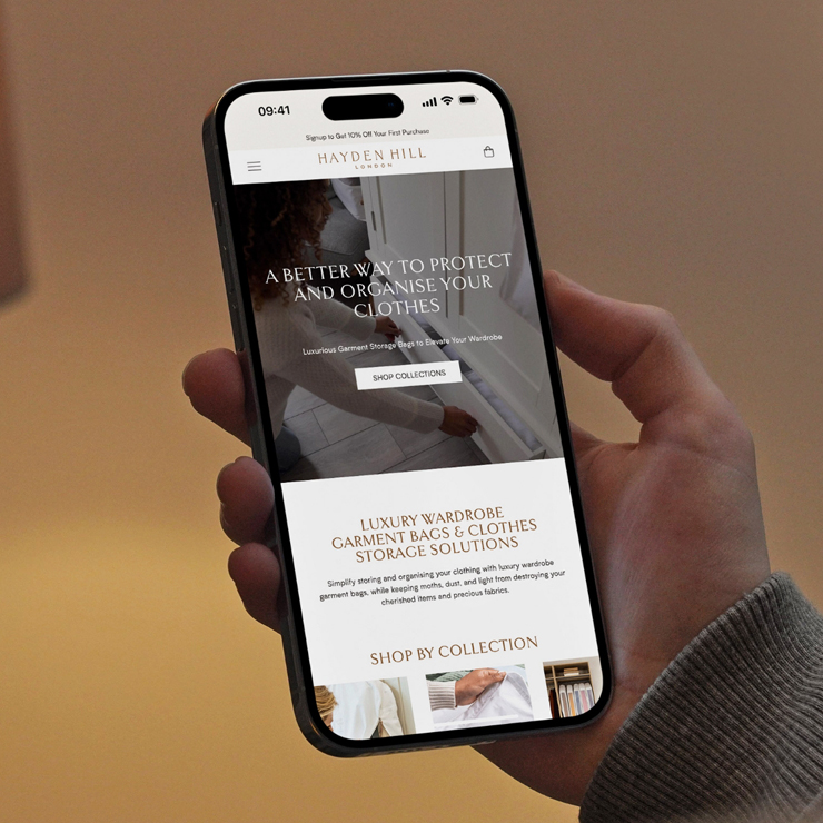Haydem Hill website design